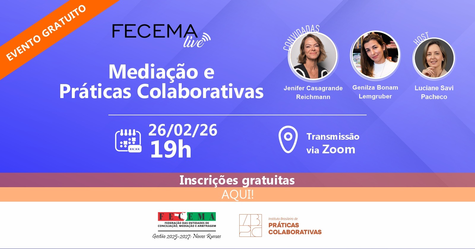 FECEMA Live Mediação e Práticas Colaborativas